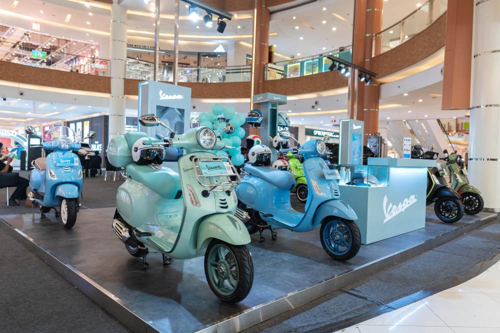 PT Piaggio Indonesia akan menampilkan jajaran produk Vespa di area main atrium Summarecon Mall Bekasi
